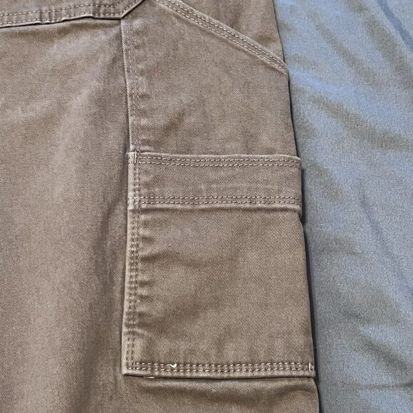 Weatherproof Adventure Pants, Men's 40x32, Color Cedar, Solid, Cargo Pockets - Picture 7 of 13